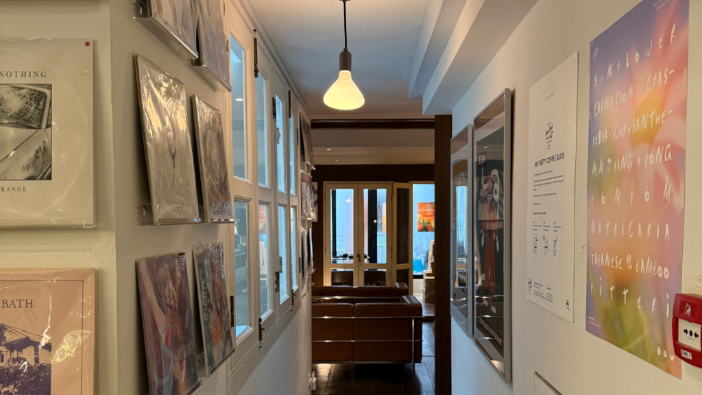 Interior of Slow Boat vinyl listening cafe at Craig Road, Singapore